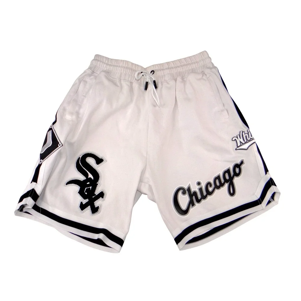 Pro‎ Standard Chicago White Sox Men XL White Black Mesh Athletic Shorts MLB